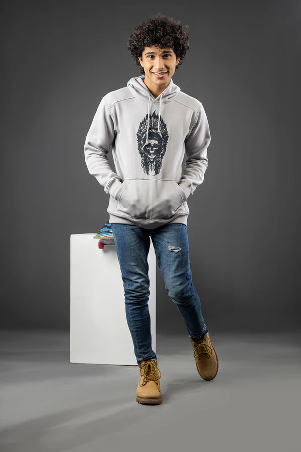 Pullman Grey Hoodie For Men - Flairthread Flairthread