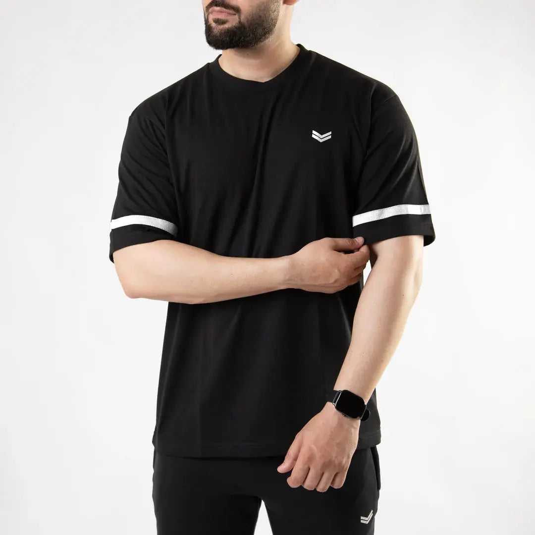 Men Oversize T-shirt - Black Edition - Flairthread Flairthread 