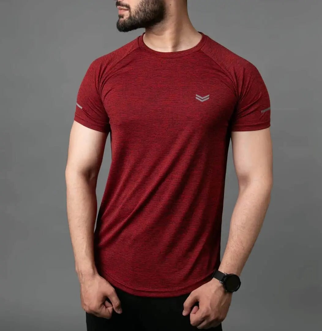 Maroon Active Wear Premium T-shirt - Flairthread Flairthread 